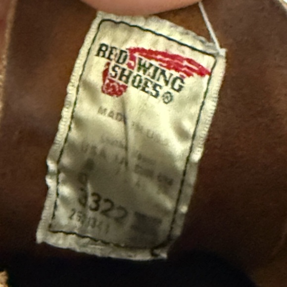 Red Wing 3322 Weekender Chukka Work Boots Leather Size 8 Copper - Picture 11 of 11